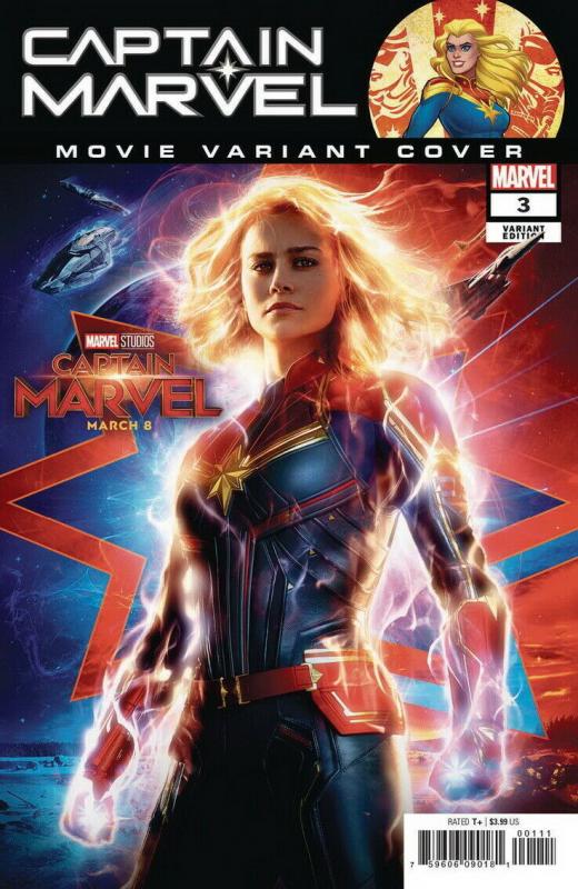 CAPTAIN MARVEL (2018 MARVEL) #3 VARIANT MOVIE PRESALE-03/20