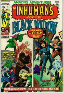 Amazing Adventures #3 (1970) - 7.0 FN/VF *Inhumans/Black Widow*
