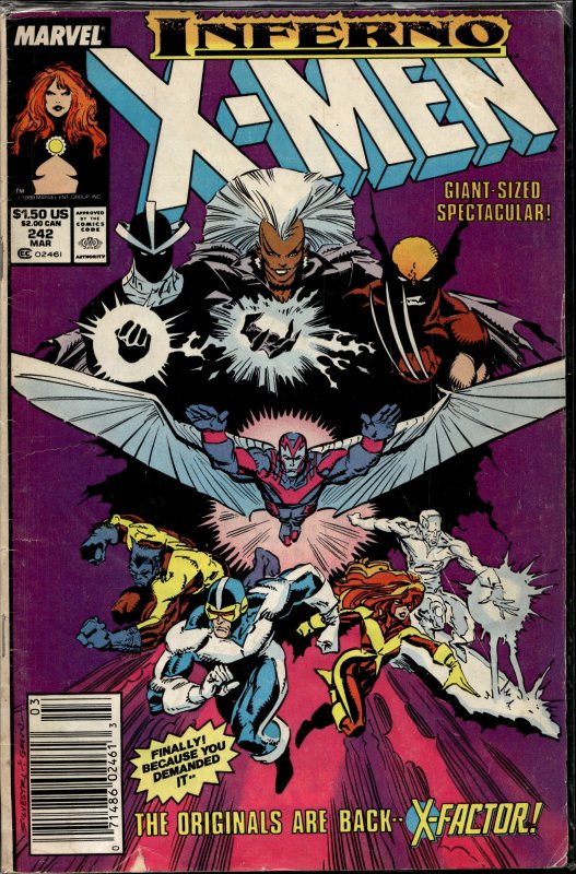 The Uncanny X-Men #242 (1989) X-Men