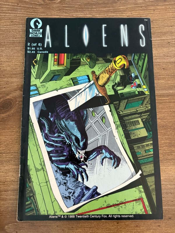 Aliens # 2 FN Dark Horse Comic Book 1988 6 J443
