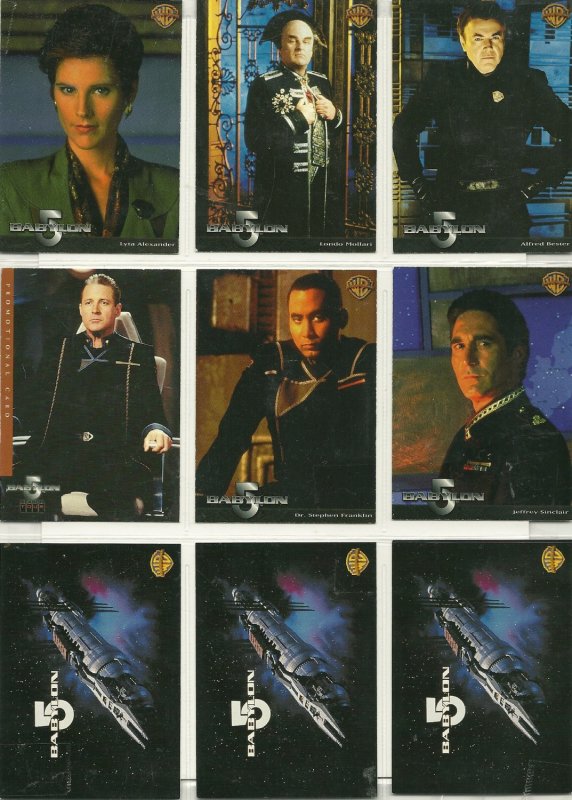 Rare Babylon 5 Trading Cards