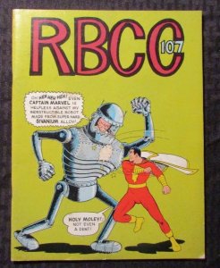1974 Rocket's Blast ComiCollector RBCC #107 FANZINE FN- 5.5 Captain Marvel