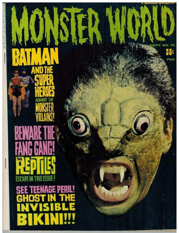 MONSTER WORLD10 VG Sept. 1966