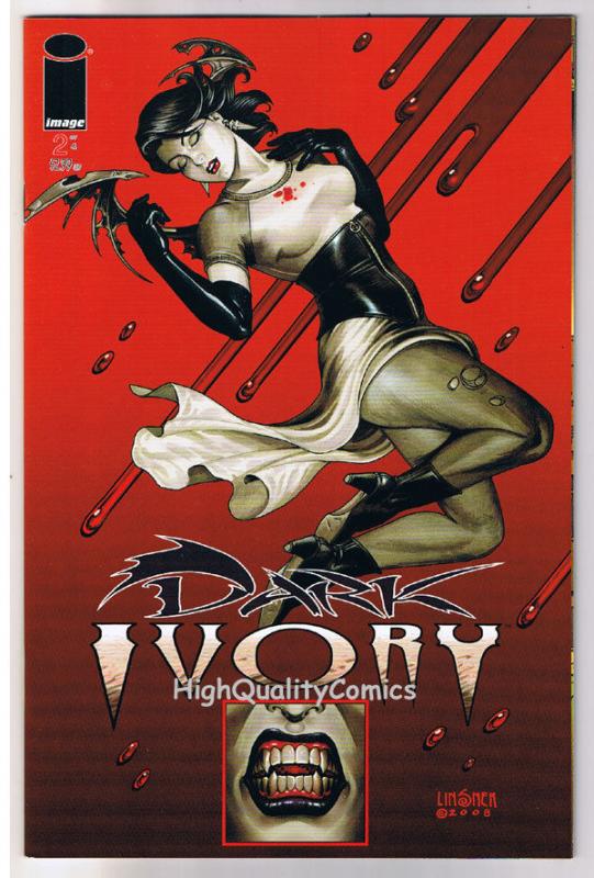 DARK IVORY #2, NM+, Joseph Linsner, Femme,Vampire, 2008, more in our store