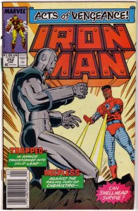 Iron Man   vol. 1  #252 VG (Acts of Vengeance) McDuffie/Trimpe, Chemistro