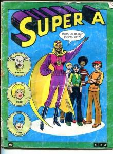 SUPER A -#1-1977-DC COMICS CHARACTERS-CONJURA COVER-SUPERBOY-ATOM-fair