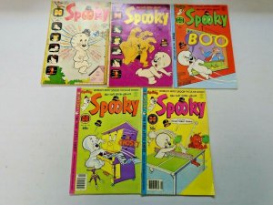 Bronze Age Harvey Spooky Ghost Comic Lot 17 Different Average 5.0