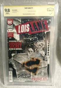 Lois Lane #1 CGC 9.8 Greg Rucka Signed