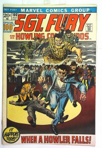 Sgt. Fury   #100, VF- (Actual scan)