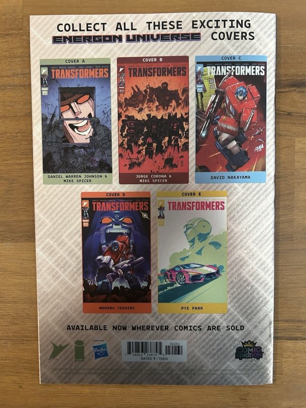Transformers #22 Megatron FOIL VIRGIN  Exclusive SHELBY ROBERTSON **PRESALE**