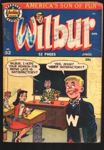 Wilbur #32 1950-Archie-Teen humor-Katy Keene Good Girl Art story plus paper d...