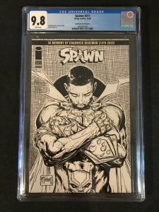 Spawn # 311 CGC 9.8 McFarlane Sketch Cover D NM Image Chadwick Boseman Tribute