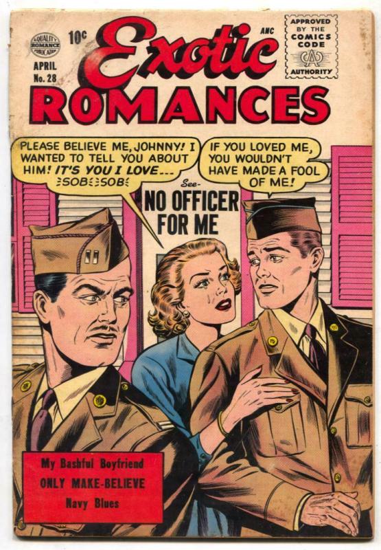 Exotic Romances #28 1956- Matt Baker- Rare comic G/VG