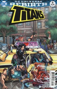 Titans #8 Variant Comic Book 2017 - DC
