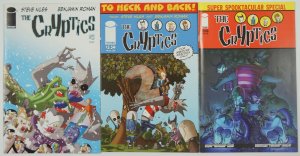 The Cryptics #1-3 VF/NM complete series Dracula Wolfman Creature Mr Hyde ; Image