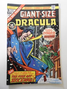 Giant-Size Dracula #5 (1975) VG Condition MVS intact!