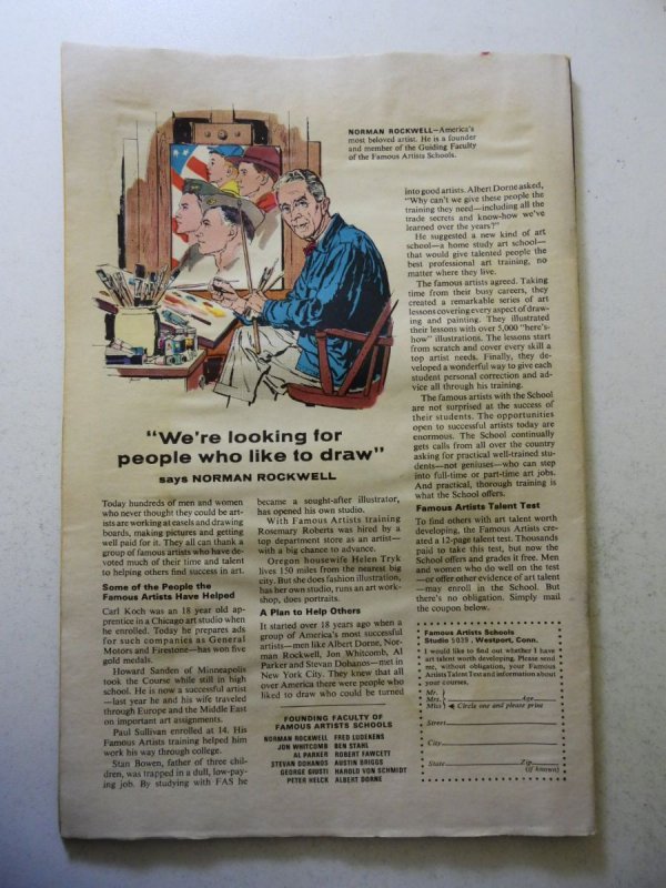 Sgt. Fury #31 (1966) GD/VG Condition moisture stains/damage