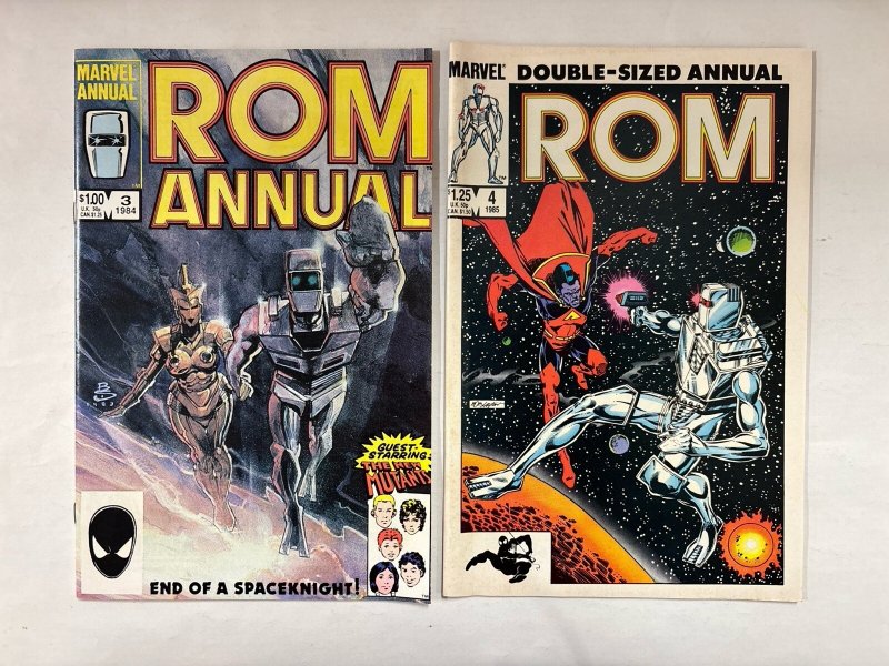 *ROM (1979, Marvel) 58-61, Annual 3-4 | 6 HIGH GRADE books total