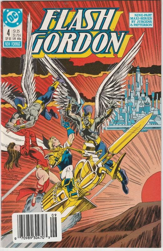 5 Flash Gordon DC Comic Books # 1 2 3 4 6 Ming the Merciless Jurgens KS1