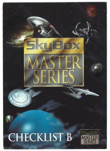 1993 Skybox Star Trek Master Series #100 Checklist B