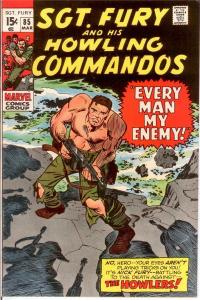 SERGEANT FURY 85 VF-NM March1971 COMICS BOOK