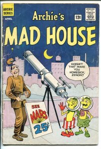 ARCHIE'S MADHOUSE #18 1962-SCI-FI HORROR-ROBOTS-ALIENS-NEW FORMAT BEGINS-good