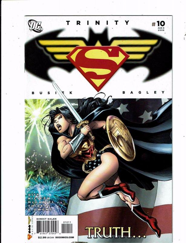 8 Trinity DC Comics # 10 11 12 13 14 15 16 17 Batman Wonder Woman Superman J212