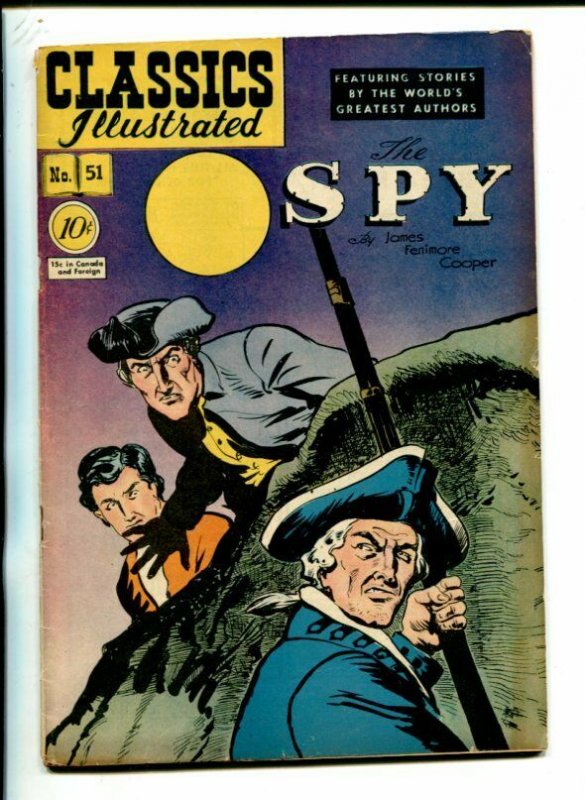 Classics Illustrated #51 hrn 51 1948- Spy James Fenimore Cooper 1A