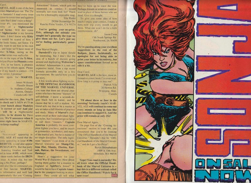 Marvel Age #6 (1983)  1st Walther Simonson Thor art