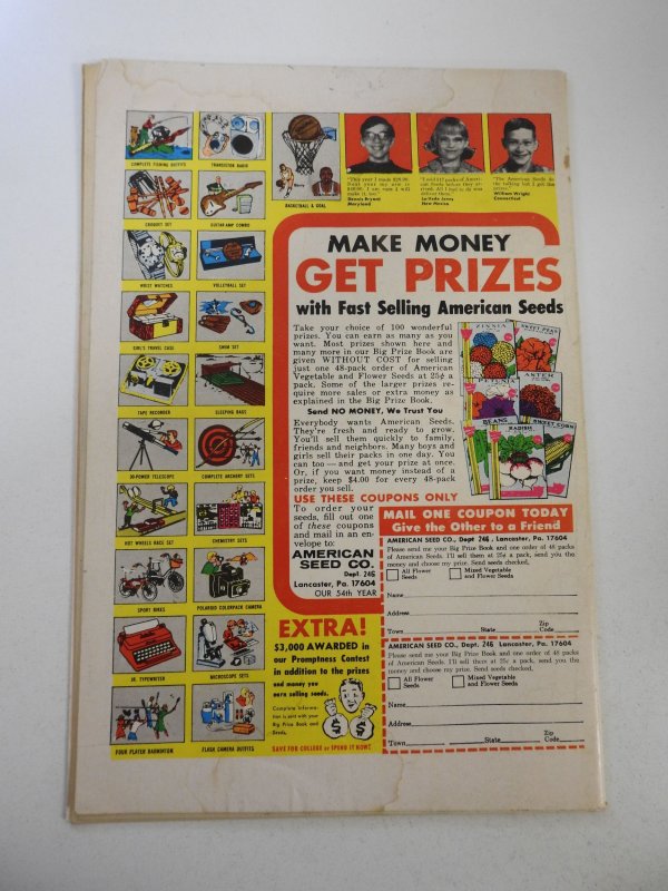 Hero for Hire #1 (1972) GD/VG Condition moisture stains