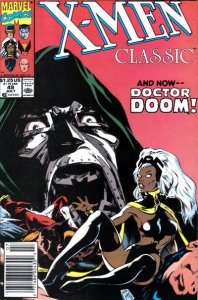 X-Men Classic #49 (Newsstand) VF/NM ; Marvel | Doctor Doom X-Men 145 Reprint