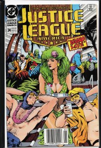 Justice League America #34 (1990) Justice League America