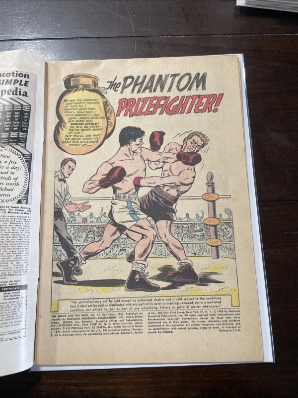 Brave and the Bold #47 - 1955 series DC comics