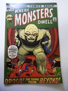 Where Monsters Dwell #12 (1971) FN Condition