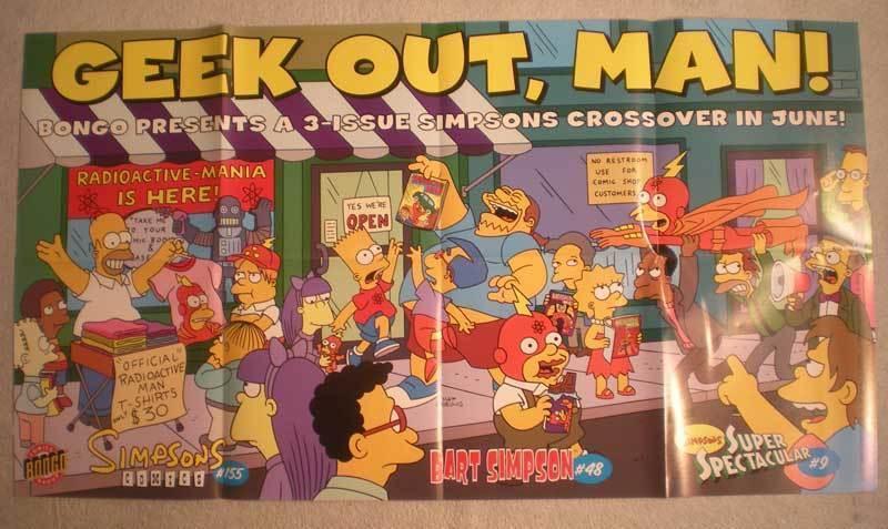 GEEK OUT MAN Promo Poster, Bongo, 32x17, 2009, Unused, , more Promos in store