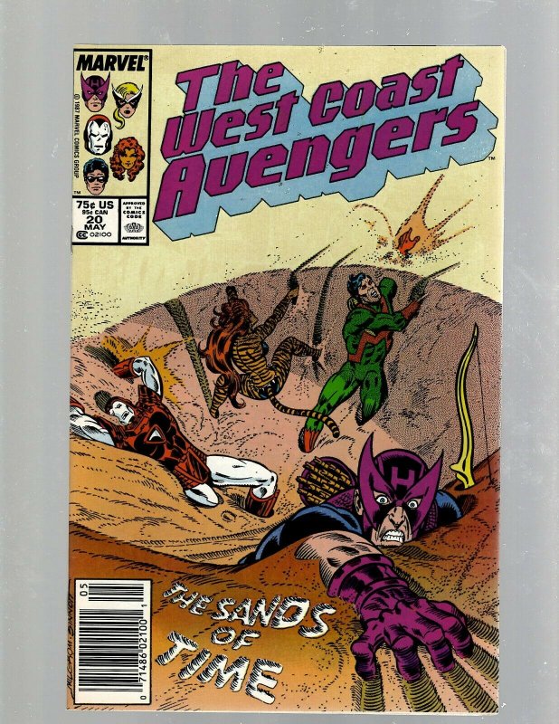 12 The West Coast Avengers Comics #17 18 19 20 23 24 25 42 44 61 Annual #1 2 GB2