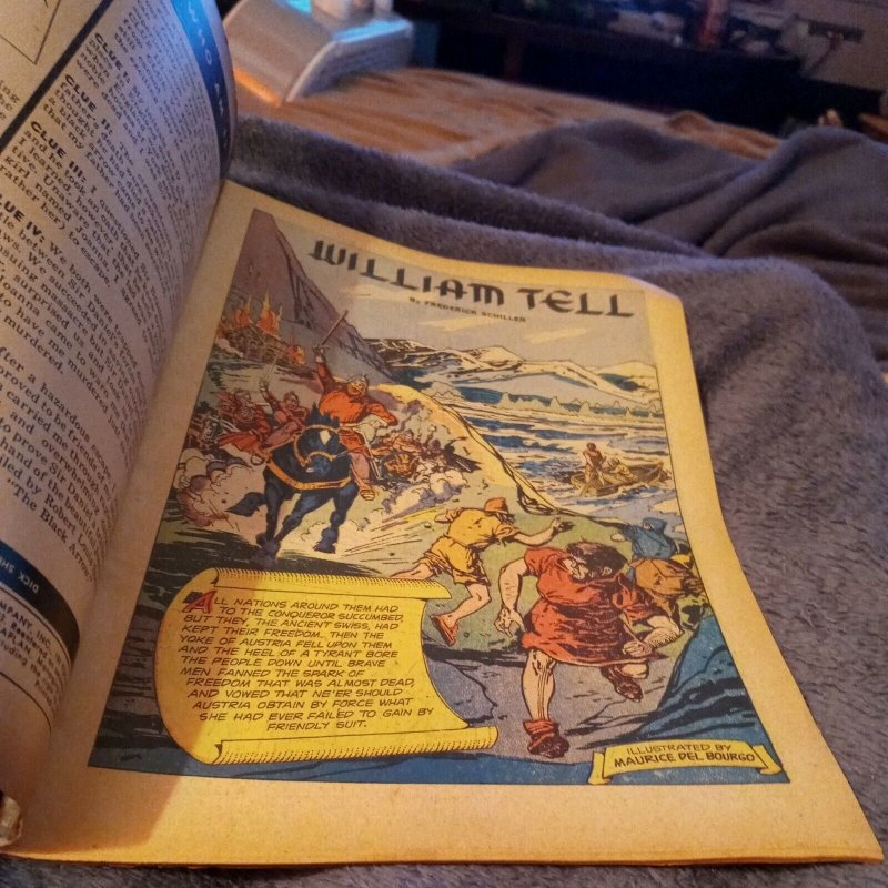 CLASSICS ILLUSTRATED #101 William Tell F. Schiller HRN 101 1st ed 1952 gilberton