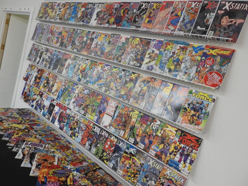 Huge Lot of 170+ Comics W/ X-Force +More! Avg. VF Condition!