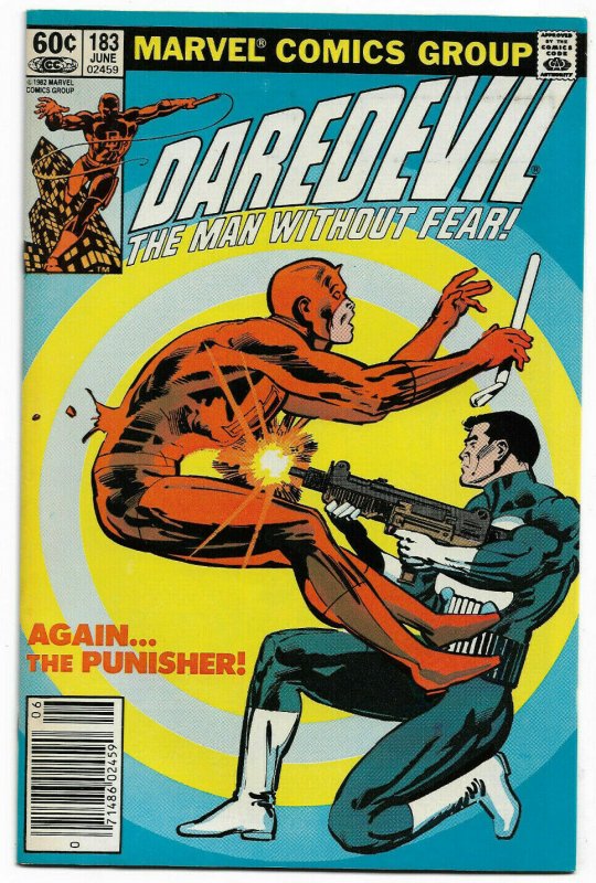 DAREDEVIL#183 VF/NM 1982 FRANK MILLER MARVEL BRONZE AGE COMICS