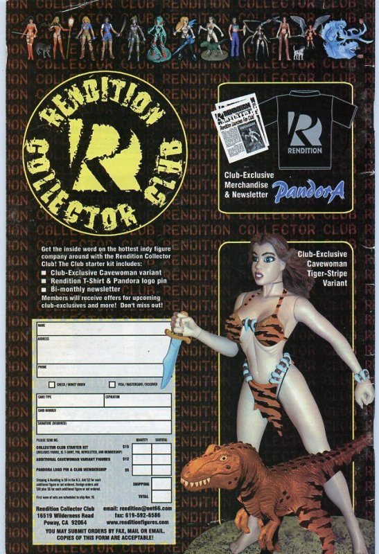 Avatar Threshold #10 Pandora Nude Variant (1998)Adult Comic Book Grade VG 4.0