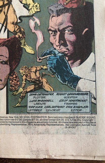 Suicide Squad #38 (1990)Dm.. On 5 pages