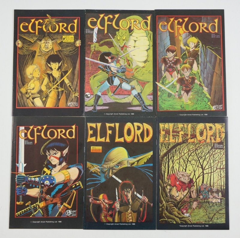 Elflord #1-6 FN/VF complete series - aircel comics - barry blair set lot 2 3 4 5 