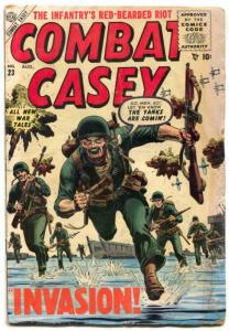 Combat Casey #23 1955- Atlas War comic- reading copy
