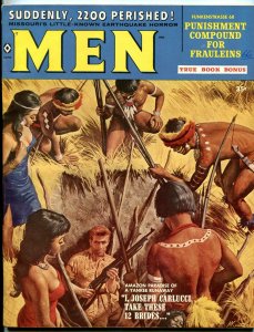 Men Magazine June 1959-JAMES BAMA COLOR INTERIOR ART FN