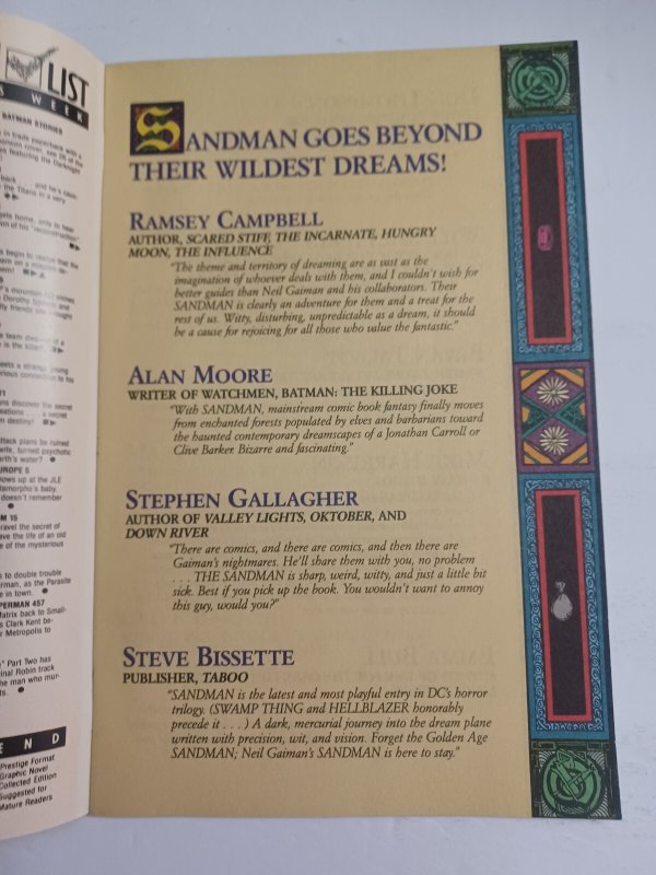 Sandman #8 - 1st appearance Death - Gaiman - Vertigo - 1989 - (-NM)