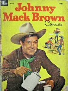 Johnny Mack Brown #455 Dell Comic Golden Age 1953 GD/VG Western