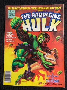 1978 RAMPAGING HULK Magazine #8 FN+ 6.5 Herb Trimpe & Alfredo Alcala