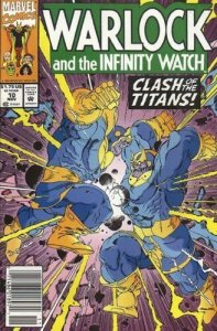 Warlock and the Infinity Watch #10 Marvel Comics Newsstand November 1992 (VFNM)