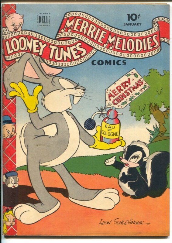 Looney Tunes Merrie Melodies #39 1945-Dell-Bugs Bunny-Porky Pig-VF-