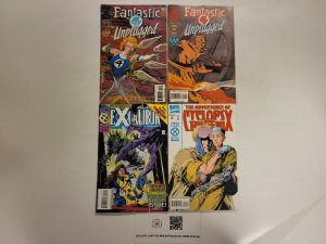 4 Marvel Comics #2 Cyclops and Phoenix #90 Excalibur #2 3 Fantastic Four 16 TJ16